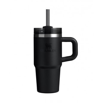 Термокружка STANLEY QUENCHER H2.0 0,59L (10-13991-001) с трубочкой, черная Термокружка STANLEY QUENCHER H2.0 0,59L (10-13991-001) с трубочкой, черная